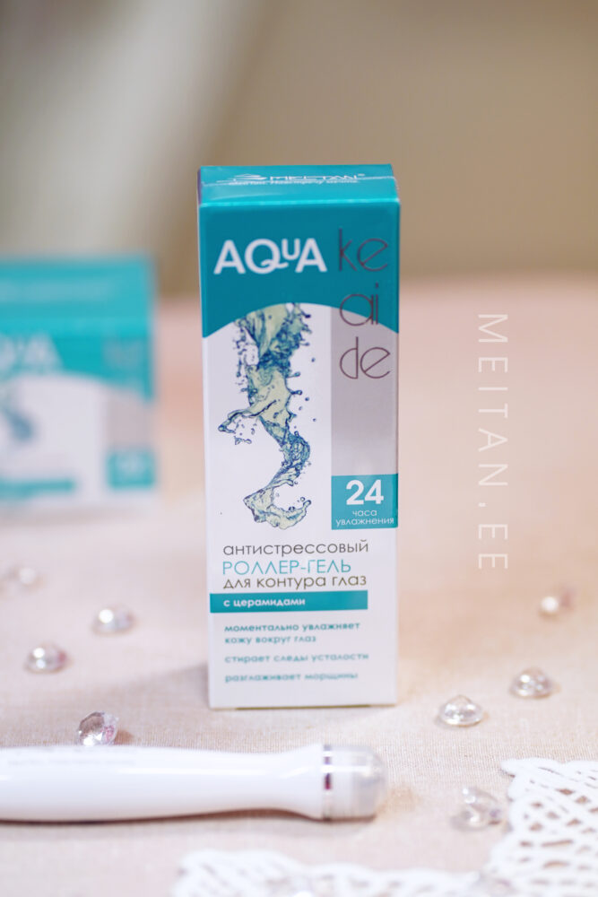 Ke Ai De Aqua Антистрессовый роллер-гель для контура глаз с церамидами. Возраст универсальный Код: K-15