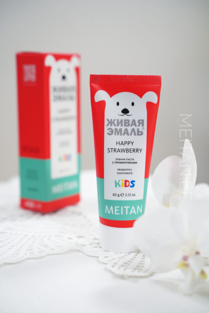 Зубная паста с пробиотиками HAPPY STRAWBERRY Код: PP-80