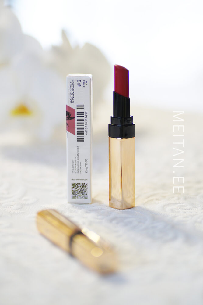 Пудровая помада для губ №3 (Ретро красный) Код: TR-03-3